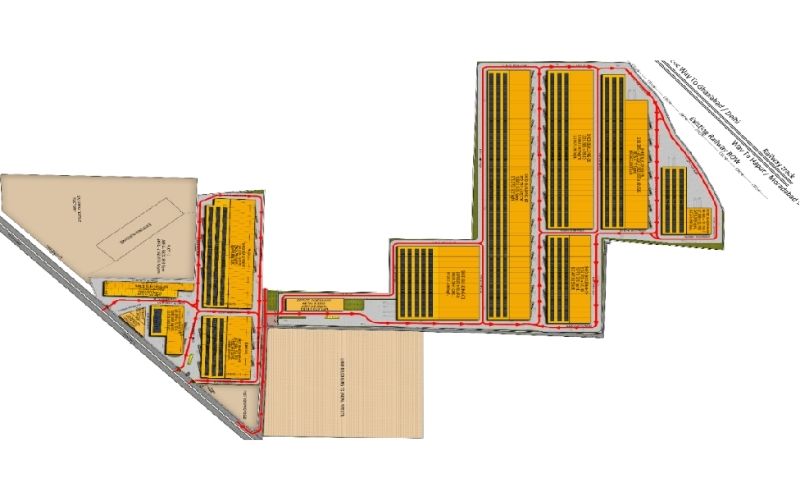 Logistic park at Pilkhuwa