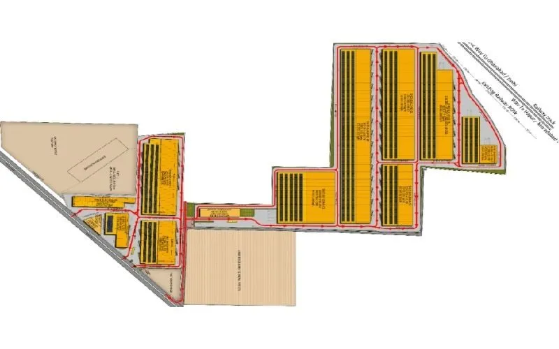 Logistic park at Pilkhuwa